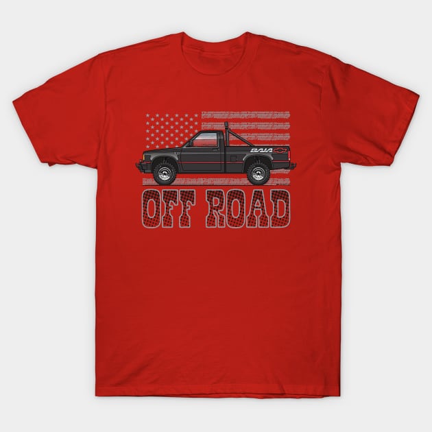 Off Road-Black T-Shirt by JRCustoms44